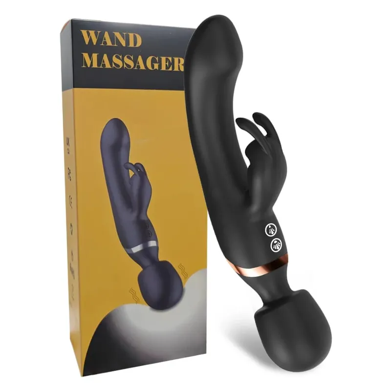 3 IN 1 เครื่องสั่นกระต่าย AV Sex Machine 10 โหมดสั่น Magic Wand Clit Stimulator G Spot ช่องคลอดนวดเพศของเล่นสำหรับคู่ — image 10