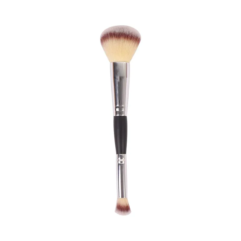 Flydende børster Multifunktion Beauty Foundation Øjenskygge Blush Brush Dobbeltendet kosmetisk makeup børste