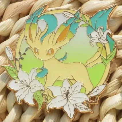 Pokemon Eeveelution Eevee Enamel Pin untuk Lencana Pakaian pada Ransel Lapel Pin Hiasan Hadiah Aksesori Barang Kemas Anime — image 8