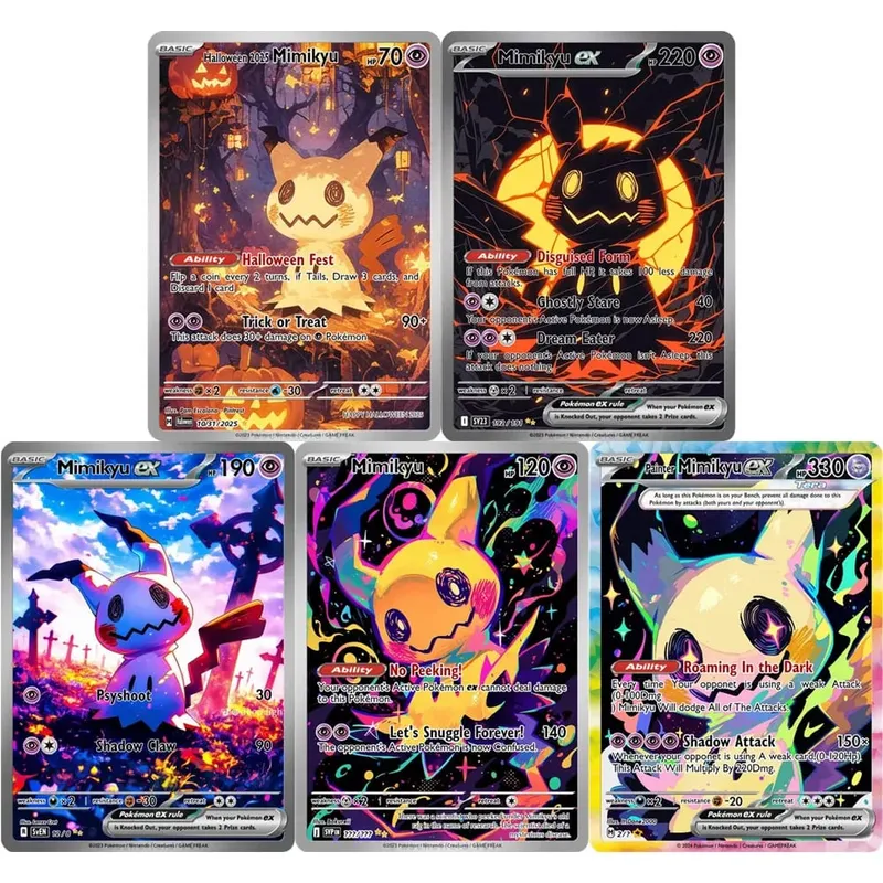 TCG-Sammelkarten Mimiku DIY Hochwertige, selbstgemachte Einzelkarte, klassisches Spiel, Anime-Karte, Geschenkspielzeug