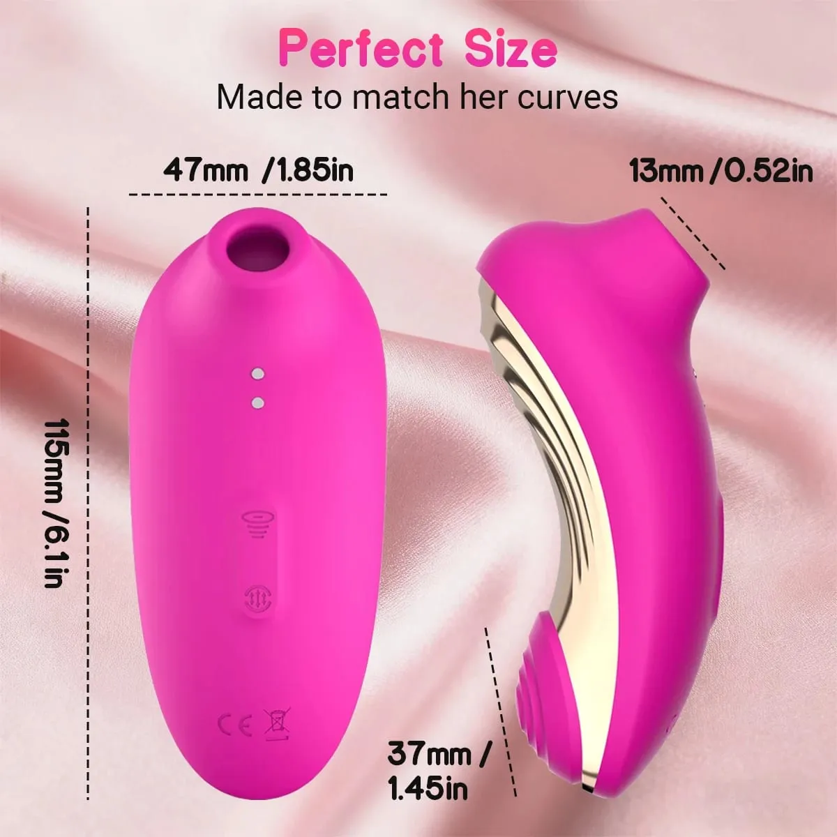 16 ดูดโหมดการสั่นสะเทือนSucking Vibratorหญิงช่องคลอดMassager Clitoris Stimulatorดูดสูญญากาศเพศของเล่นสำหรับผู้หญิง — image 5