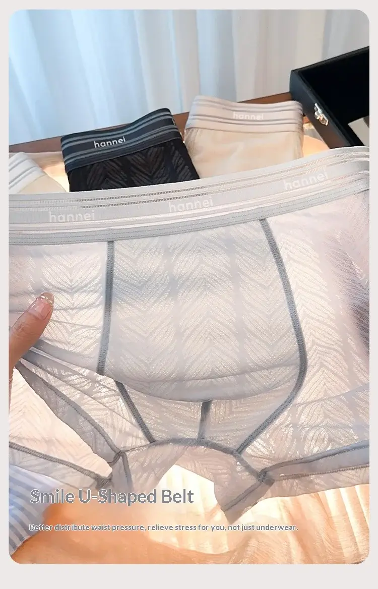 ฤดูร้อนใหม่ชุดชั้นในชาย,กางเกงบ็อกเซอร์ชาย,PLUSขนาดBreathableชุดชั้นใน,บางหลวมผู้ชายกางเกงขาสั้นสีทึบสบาย — image 6