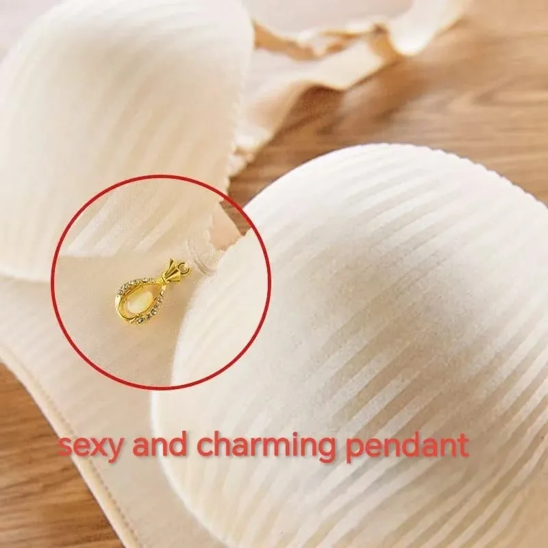 Sexy Wireless Push Up Bra No Steel Ring Seamless 8cm Thick Padded Lingerie for Women Comfort Adjustable Straps — image 3