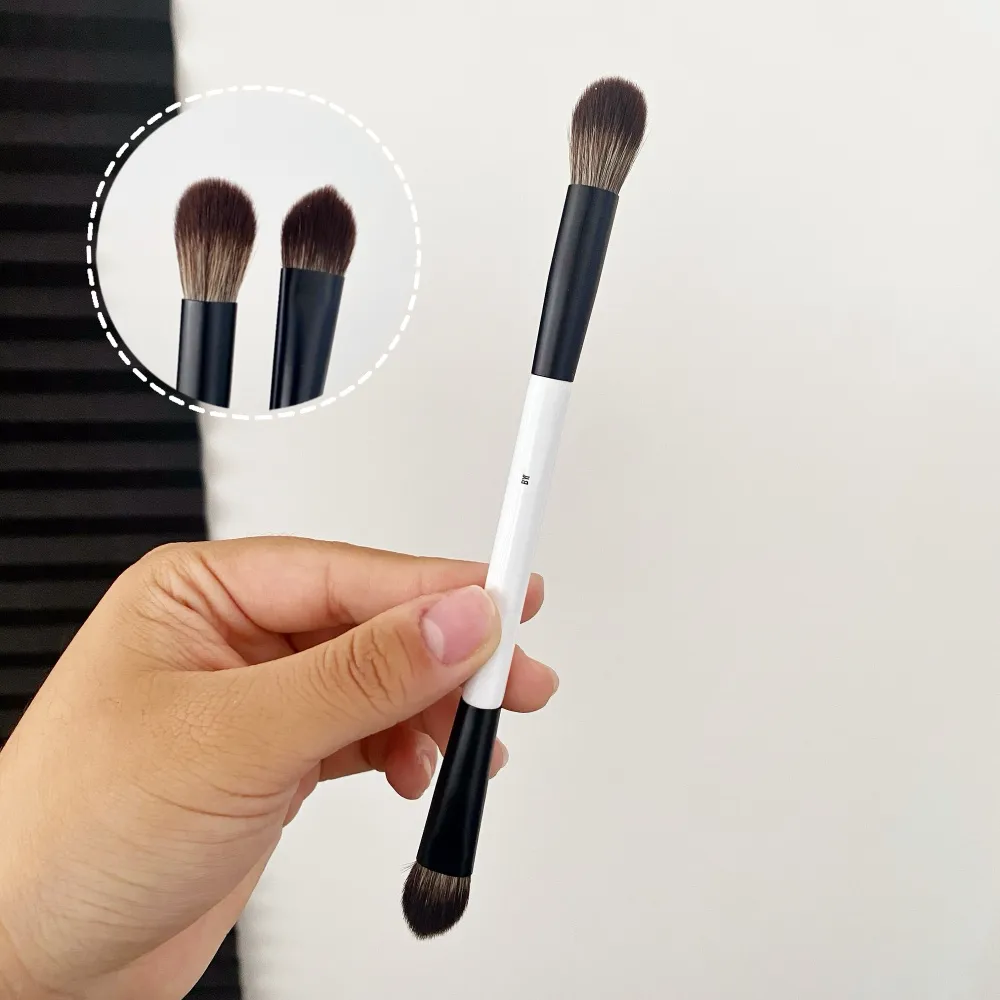 EF1 – brosse à poudre crème à double extrémité E6, pinceau de maquillage pour fard à paupières, de haute qualité, correcteur synthétique pour les yeux, pinceaux cosmétiques — image 1