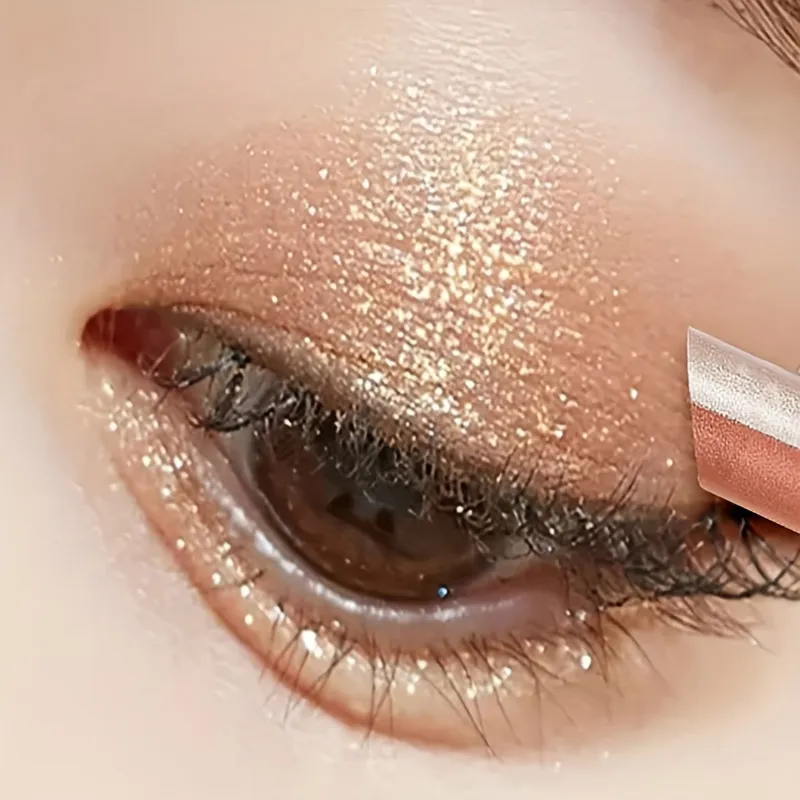 Dobbeltfarvet øjenskyggestift Perleskinnende øjenskygge Blyant Glitter Liner Highlighter Flerfarvet øjenskygge Øjenmakeup Kosmetik — image 3