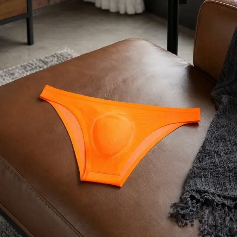 Bequeme Herren-Triangel-Höschen aus Eisseide, atmungsaktiv, große Größe, dünne Slips für Herren, Dessous, Unterhose, Unterwäsche für Herren — image 8