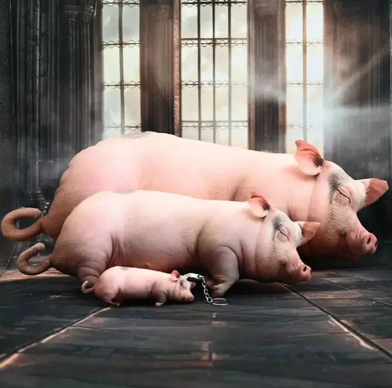 【In Stock】Cute Lifelike Simulation Pig Plush Toy Soft Sleeping Pillow Holiday Gift For Close Friends Home Sofa Decor Cushion — image 3