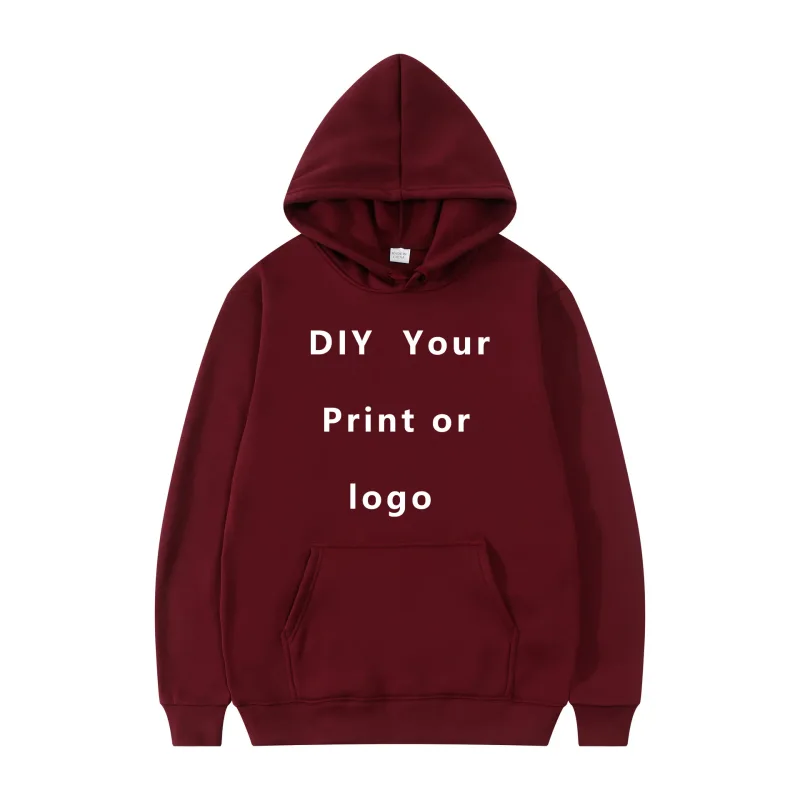 Sweat-shirt à capuche pour hommes et femmes, avec votre propre Design, Logo/image de marque, personnalisé partout, bricolage, décontracté, à la mode, nouveau — image 17