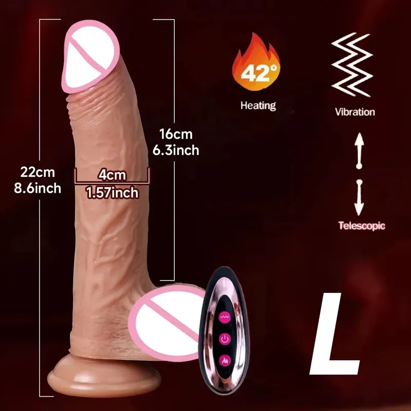Realistico Dildo Vibratore Spinta Pene Lingua Leccare Clitoride Doppia Penetrazione Macchina Del Sesso Anale Orgasmo Rapido Per Le Donne Giocattolo Del Sesso — image 12