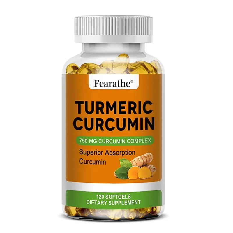 Capsules de curcumine de curcuma biologique – 750 mg, complexe de curcumine le plus puissant pour la santé du cerveau, des muscles osseux cardiovasculaires