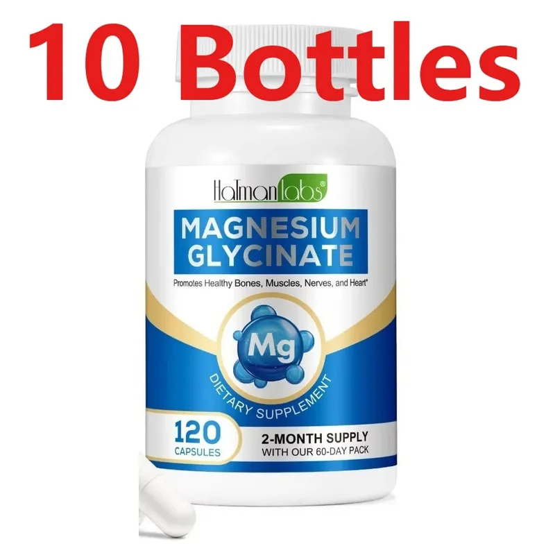 Kapsul Magnesium Glycinate dengan 208mg Elemental Bisglycinate untuk Otot Tulang yang Sihat & Sokongan Saraf Dewasa 120 Kapsul — image 13