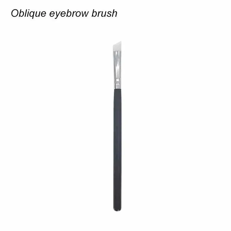 Brochas maquillaje silicone sombra lábio aplicador pincéis de maquiagem delineador lábio escova profissional sombra de olho ferramentas cosméticas