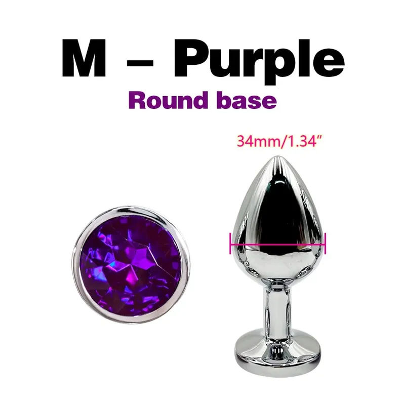 Tapón Anal de Metal con Base de gemas para principiantes a expertos, consoladores de masaje de punto G con tapón Anal de 5 tamaños, juguetes sexuales para parejas femeninas/masculinas para adultos — image 26