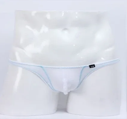 Thin Stretch Nylon Low Rse Bikini Panties for Men Skinny Comfort Triangle Underpants for Men Daily Wear Yout Quick Dry Underwear