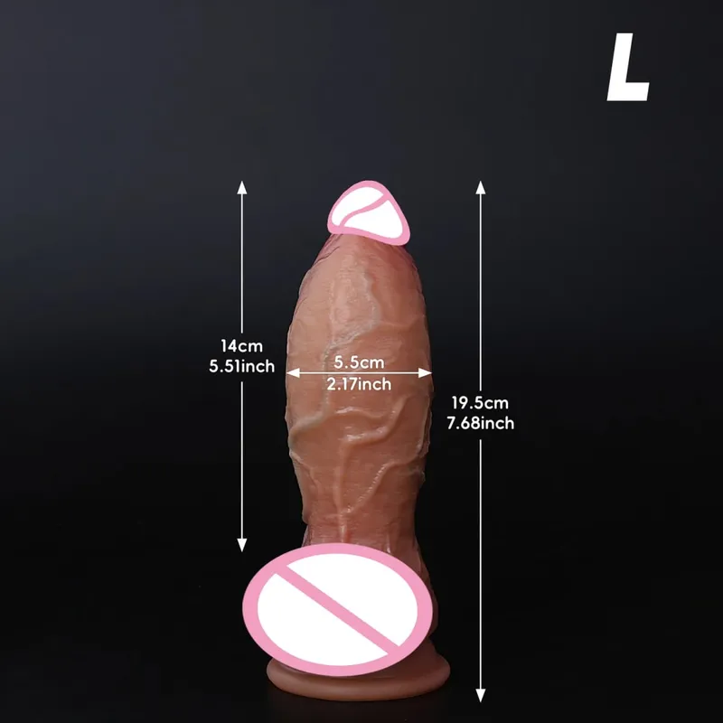 Besar Tebal Realistis Dildo Penis Besar Penetrasi Ganda Anal Plug Vagina Masturbasi Kontol Palsu Mainan Seks Dewasa untuk Wanita Sexuales — image 24