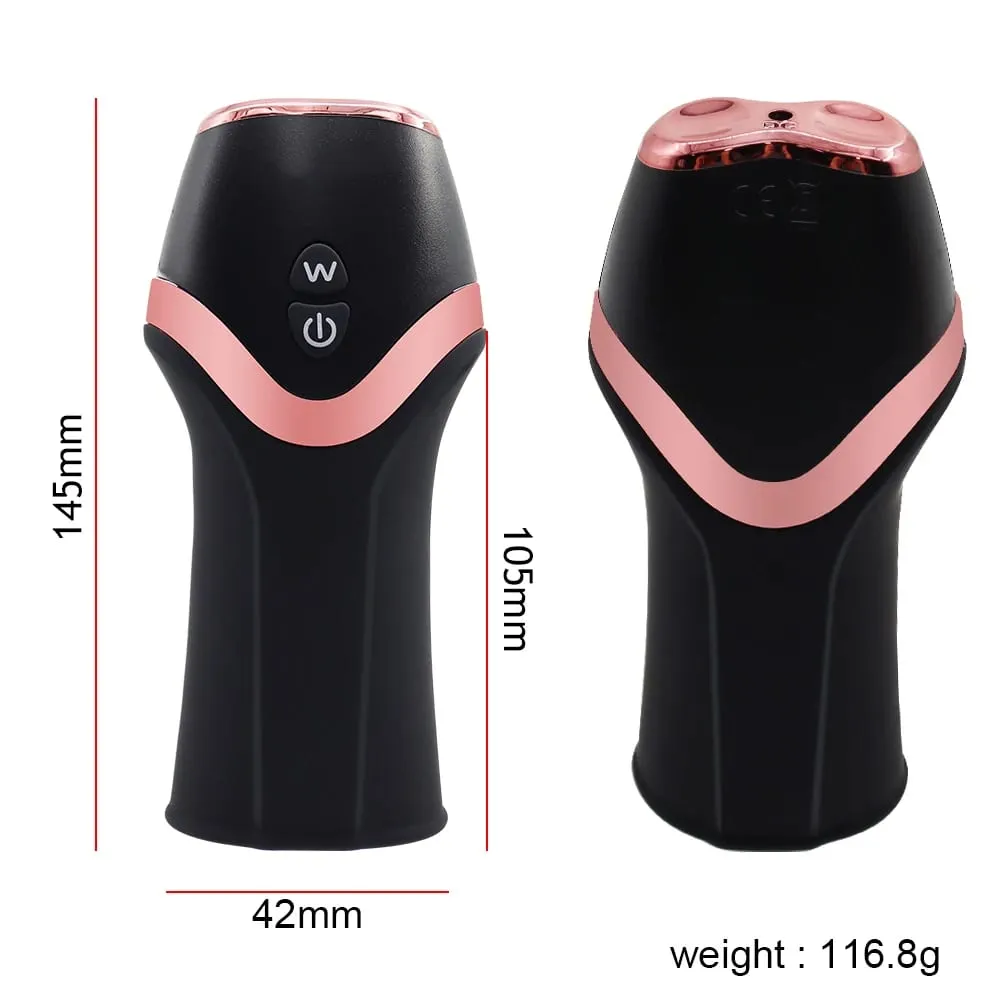12 โหมด Cock Vibrator ชาย Erection DELAY Ejaculation Masturbation ถ้วยกระตุ้น Glans เครื่องบินถ้วยอวัยวะเพศชายช่วยตัวเองของเล่นสำหรับ — image 4