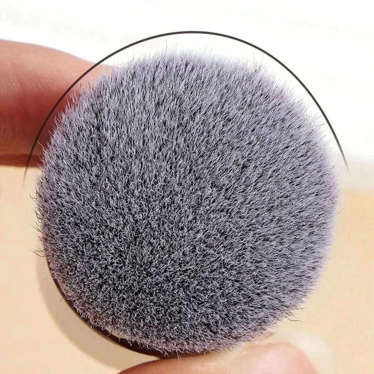 1 pçs retrátil blush escova kabuki fundação pincel macio macio pó contorno pincéis de maquiagem ferramentas de maquiagem portátil — image 4