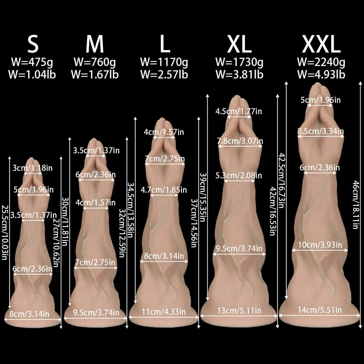 Enorme simulado palma anal plug fisting butt plug dilatação treinamento massagem de próstata anal vibradores brinquedos xxl para mulheres brinquedos sexuais masculinos — image 6