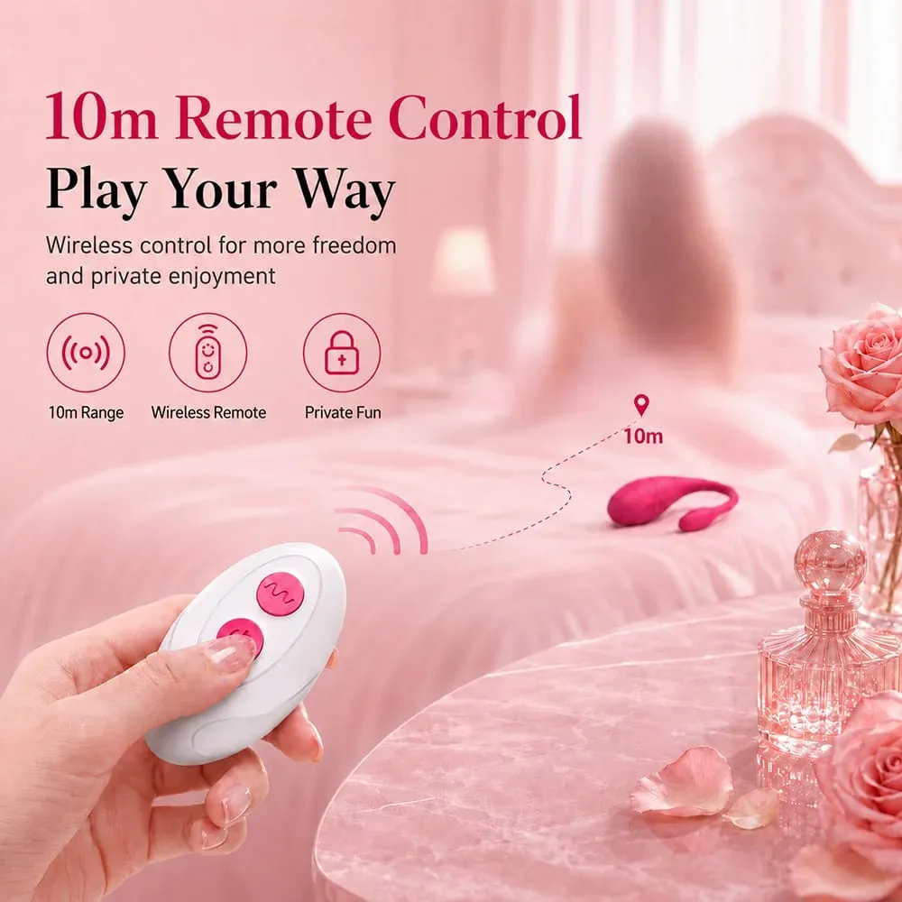 9 طرق البيض السائل سيليكون للنساء الأزواج G بقعة البظر المهبل هزاز بلوتوث APP التحكم عن بعد الجنس لعب الكبار — image 4
