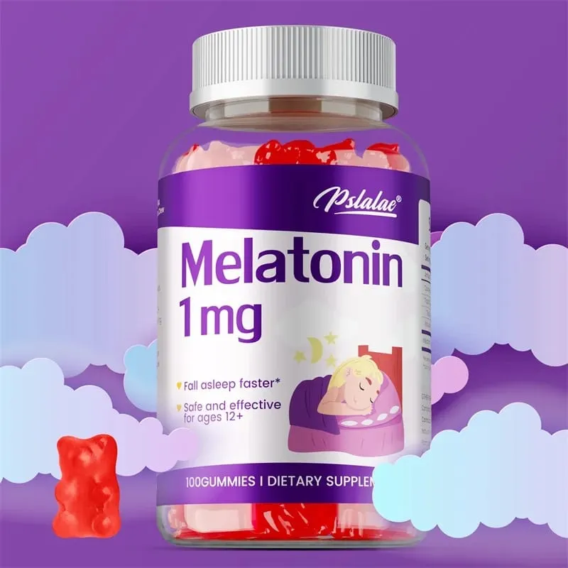 Melatonin Gummies 1 มก. - เครื่องช่วยการนอนหลับสำหรับเด็กบรรเทาความเครียดปรับปรุงการนอนไม่หลับปรับปรุงคุณภาพการนอนหลับและการนอนหลับที่ลึกยิ่งขึ้น — image 2