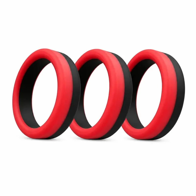 Silikone Penis Ring Cock Ring Erektion Ring Forsinkelse Ejakulation Fixed Stamina Enhancer Sexlegetøj Voksne mandlige par Langvarig — image 14