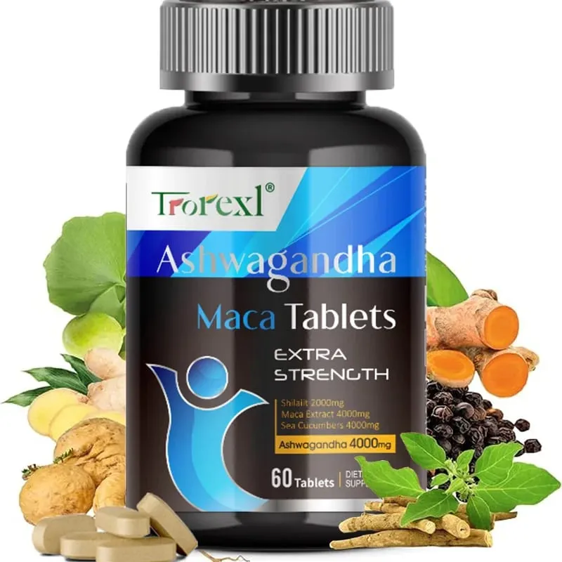 Ashwagandha Maca Tablets - Suplemen Pria - Daya Tahan untuk Pria — image 1