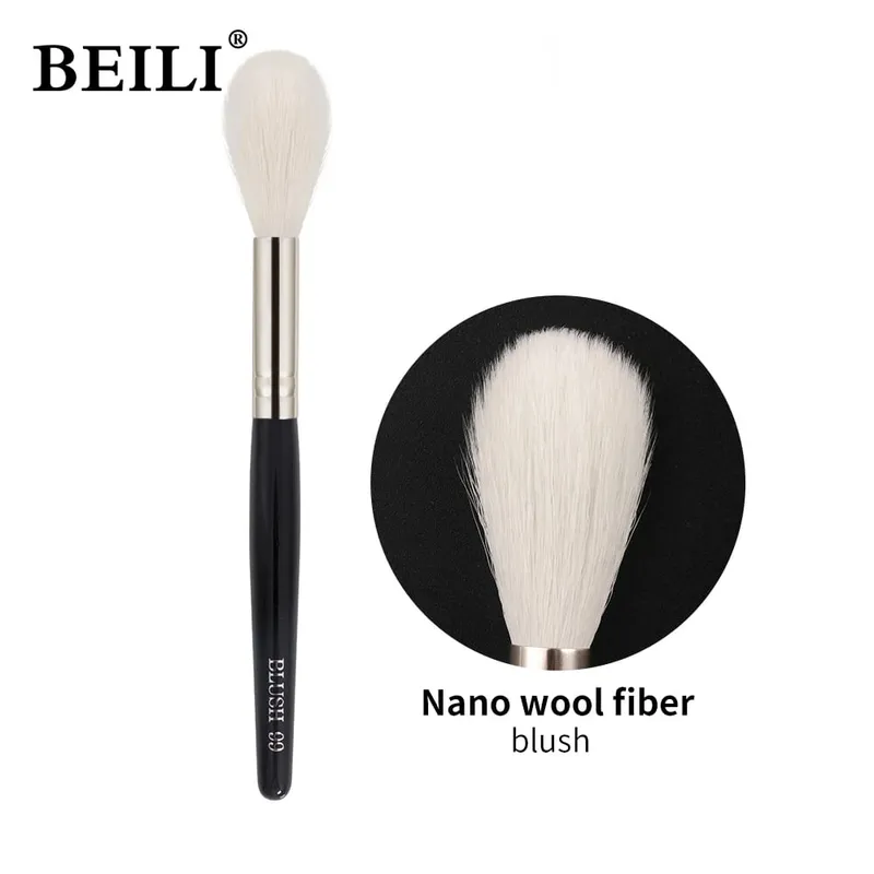 1 Buah 100% Kuas Makeup Hitam Stabilo Rambut Kambing Profesional Kuas Rias Alis Perona Mata Pony Alami Profesional