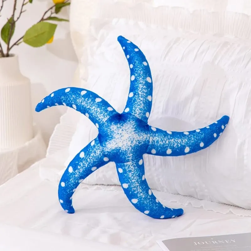 35/40 ซม.ปลาดาว Star Plush หมอนตุ๊กตายิ้ม Happy Sky หมอนที่มีสีสันตกแต่งเบาะสำหรับเก้าอี้โซฟากลับสนับสนุนของขวัญ — image 20