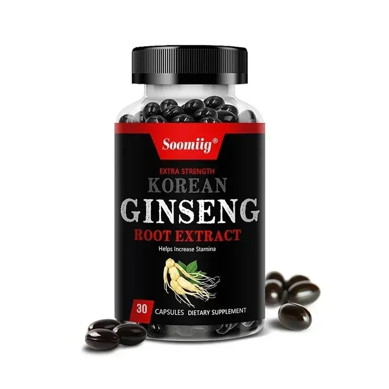 โสมเกาหลีที่แข็งแกร่ง 120 แคปซูลมังสวิรัติ Energy Stamina & Focus + หน่วยความจำและประสิทธิภาพทางจิตสำหรับผู้ชายและผู้หญิง — image 8