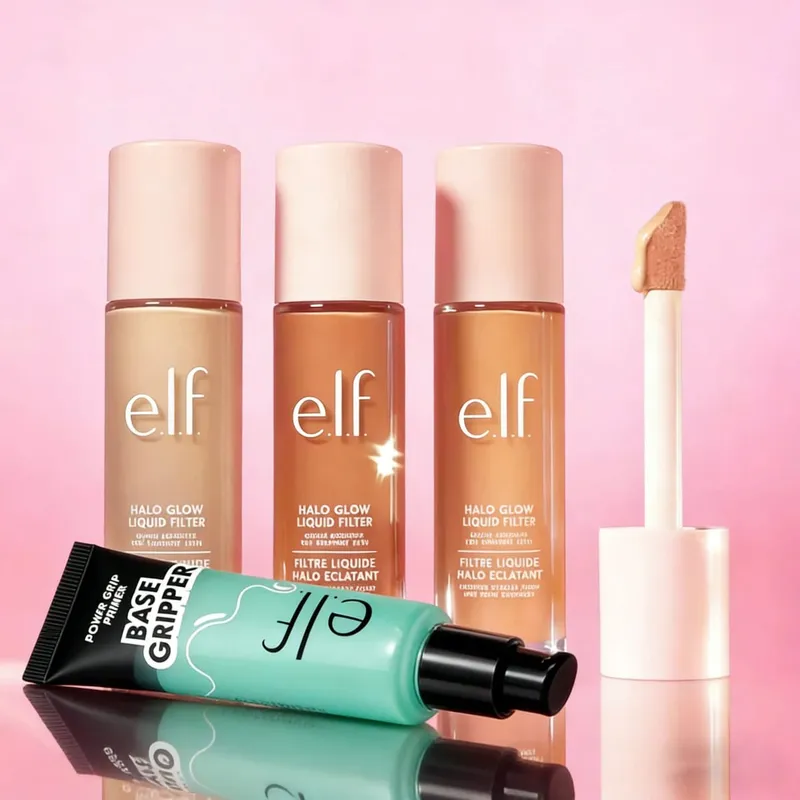 Produk Mekap ELF Mencerahkan Foundation Cecair Gam Power Grip Kawalan Minyak Primer Tidak berminyak 8 Jam Tanpa Menanggalkan Solekan — image 2