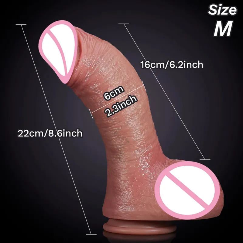 Duże realistyczne silikonowe Dildo z przyssawką punkt G wibratory analne Strapon Dick Butt Plug Masturbat dorosłe zabawki erotyczne dla mężczyzny kobiety — image 12