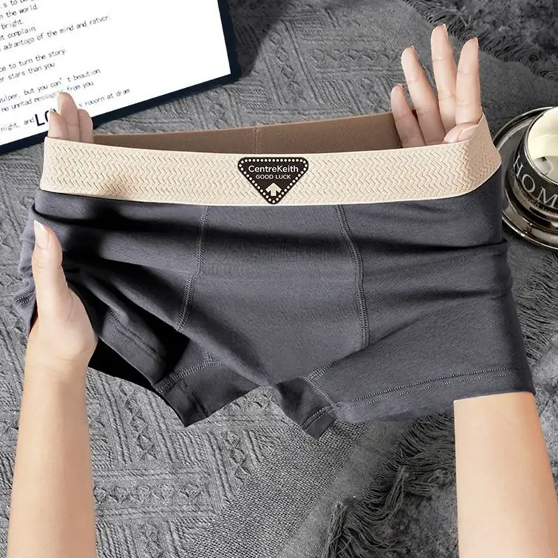 5pcs Pack Men Panties Cotton Underwear High Stretch Boxer Shorts Fashionable Sexy Men Underpant Plus Size L-4XL Breathable Men — image 10