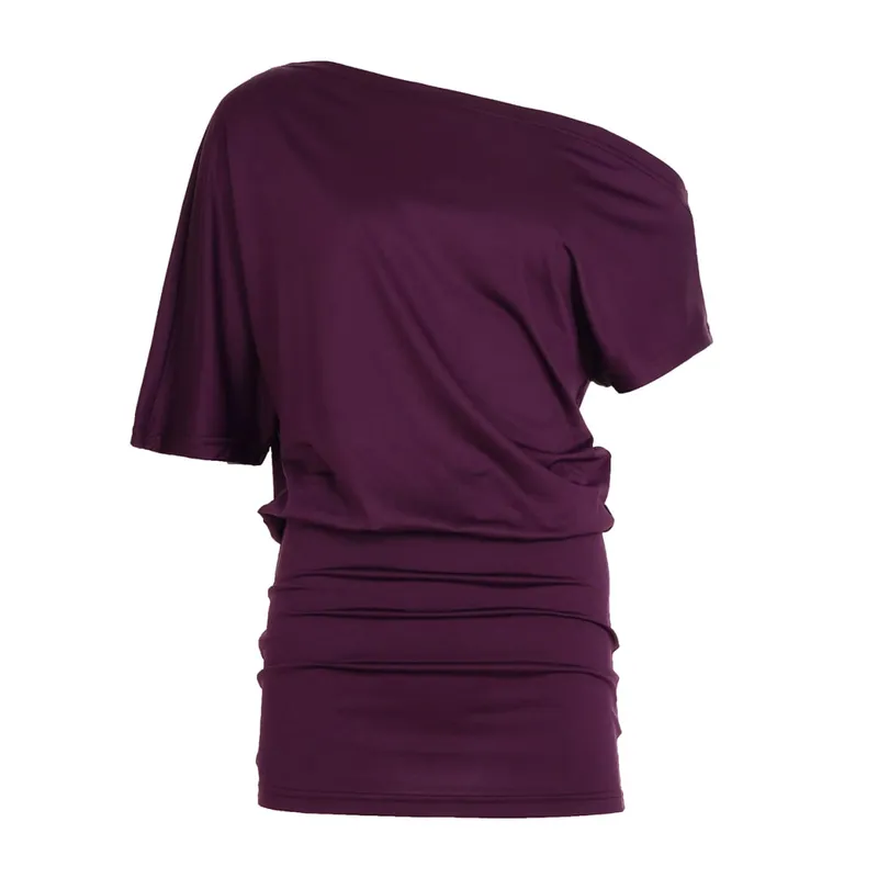 Fledermausärmel Wickelkleid Damen One-Shoulder Solid Rückenfrei Figurbetontes Kleid Abend Party Club Kleid Y2K Sexy Outfits Sommer — image 8