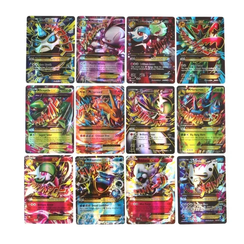 60/100Pcs Pokemon Shiningการ์ดภาษาอังกฤษรุ่นMEGA GX Vmaxแท็กEX Proxyคอลเลกชันการ์ดของเล่นเด็กของขวัญ — image 5