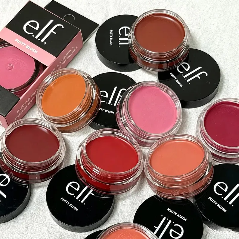 Elf Putty Blush Single Matte Cream Blush Dual-ใช้เป็นครีมอายแชโดว์ โทนสีอ่อนธรรมชาติสำหรับการแต่งหน้าบนใบหน้าทุกวันได้อย่างง่ายดาย — image 2