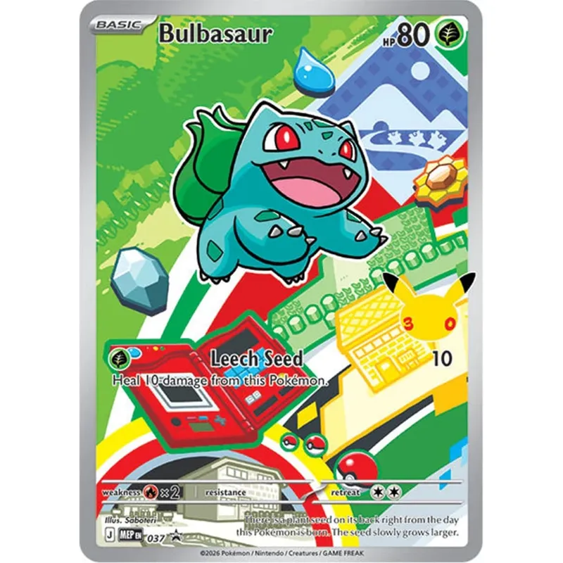 Carte da collezione fai-da-te 30esimo Charmander Bulbasaur Squirtle Carta singola fatta da sé Gioco classico Giocattolo regalo di carte anime — image 4