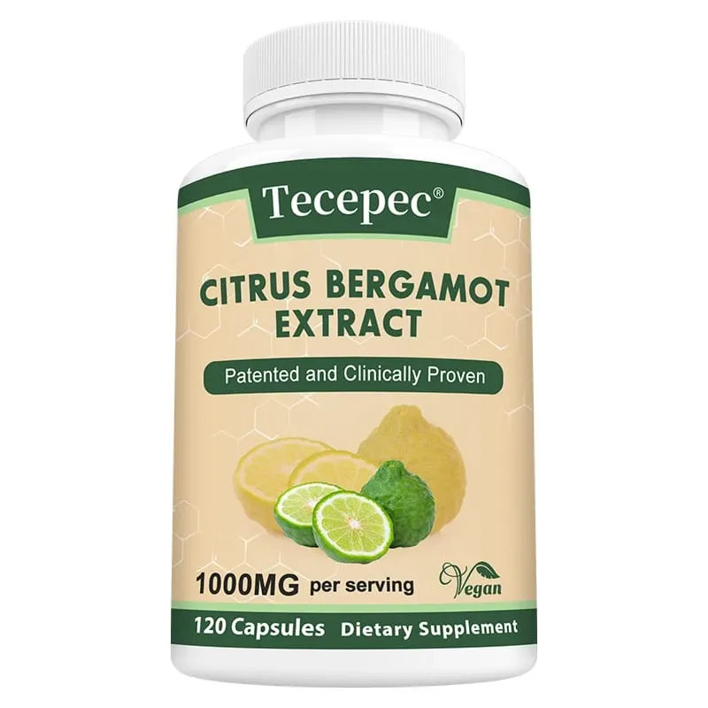 Citrus Bergamot 1000mg Capsules Antioxidant Supplement Support Immune Heart Cholesterol Cardiovascular & Blood Sugar Health — image 9
