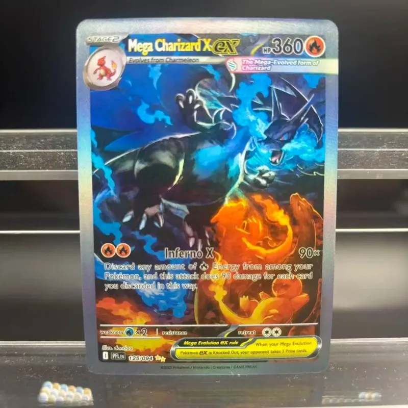 DIY Collection Cards Mega X ex Self Made Single Card Classic Game Anime Card Gavelegetøj