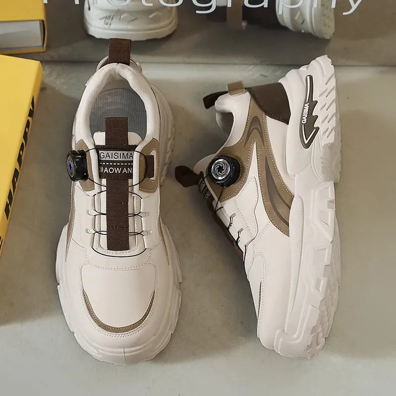 2025 herbst Neue männer Vielseitige High-Top Trendy Laufschuhe Mit Dicken Sohlen Atmungsaktive Casual Trendy Schuhe — image 7