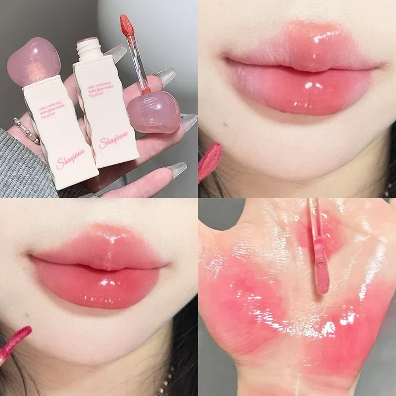 Clear Moisturizing Mirror Vand Flydende Læbestift Holdbar Hydrating Pink Lip Gloss Plumping Sexy Lip Tint Makeup Korean Cosmetics — image 7