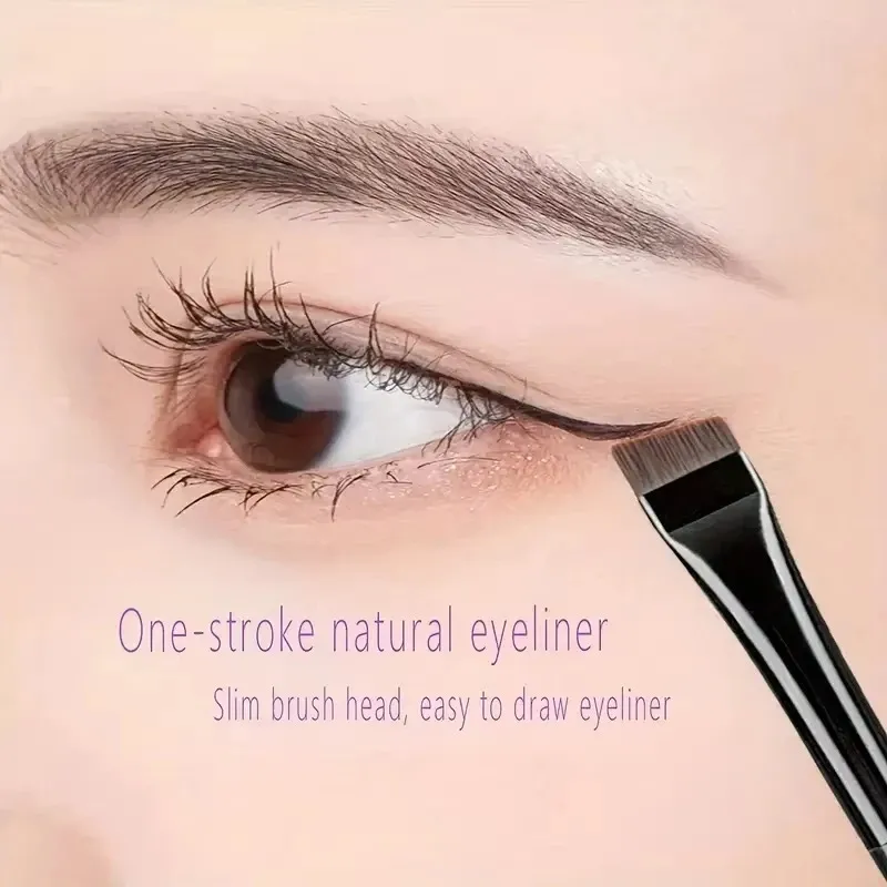 3-teiliges Eyeliner- und Augenbrauenpinsel-Set – ultrafeine und flache Spitzen für präzise Kontrolle und hochwertiges, präzises Auftragen von Make-up — image 5