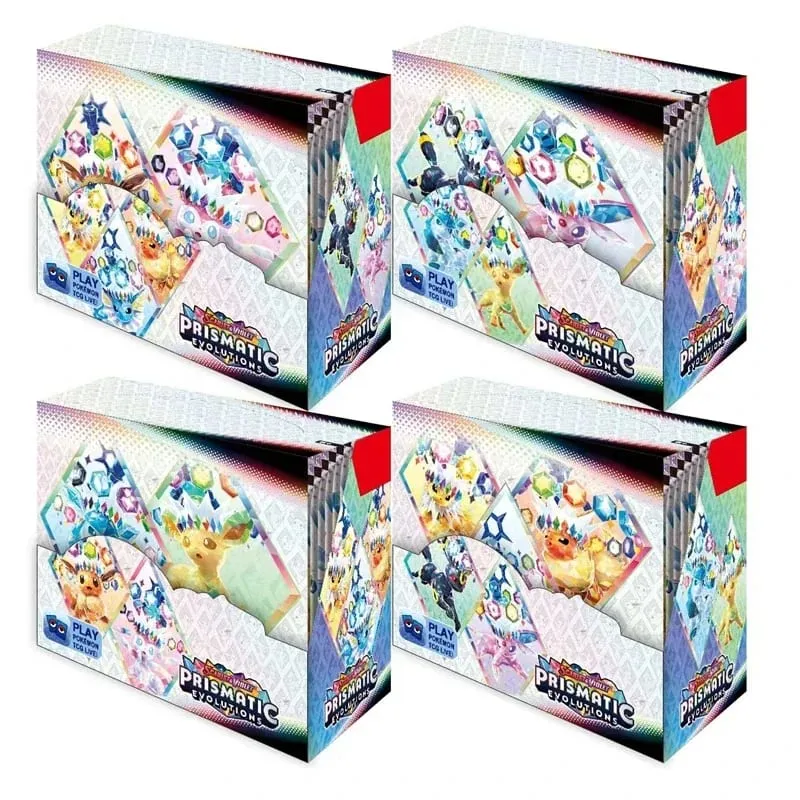 Pokémon PRISMATIC EVOLUTIONS SURGING SPARKS SCARLET&VIOLE 151 Booster Display Box Pokemon Booster Karten Spielkarten