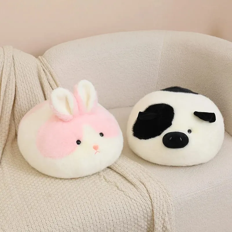 Oreiller en peluche Animal pelucheux de 40cm, Hamster, lapin, vache, cochon, décompression, coussin de canapé, accessoire de photographie, cadeau de vacances — image 5