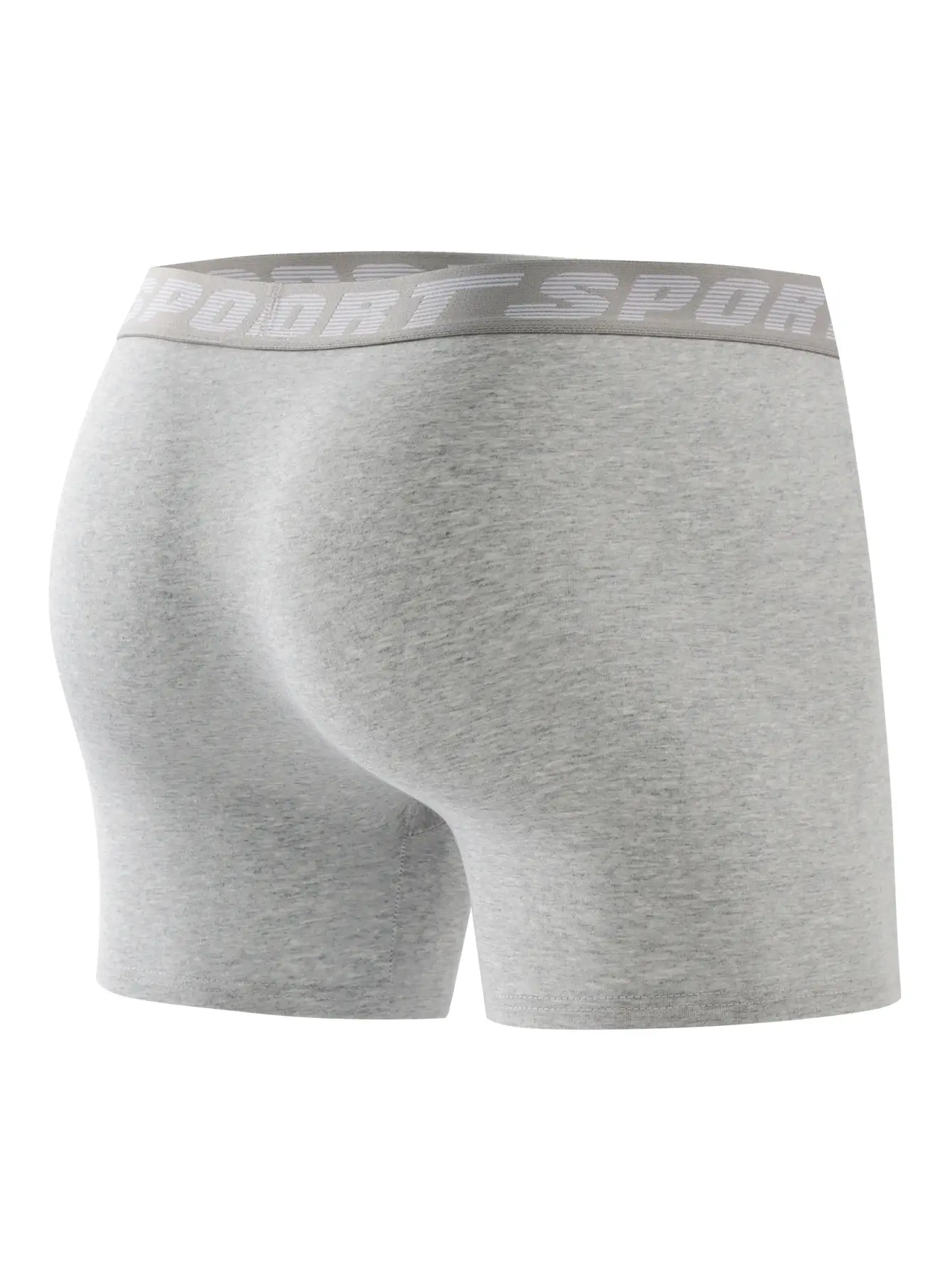 8pcs Men's Underwear Skin-friendly Comfortable Men's Long Boxer Briefs Trendy Fashionable Simple Athleisure Classic Men's Pants — image 10
