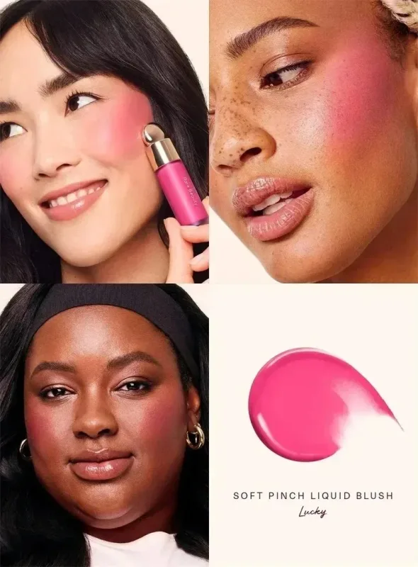 หายากความงามแต่งหน้า Cheek Blush Cream Blusher Stick Bliss ส่งเสริมลิปสติกใหม่ Happy Hope Worth Love ลิปกลอสยี่ห้อเครื่องสำอาง — image 10