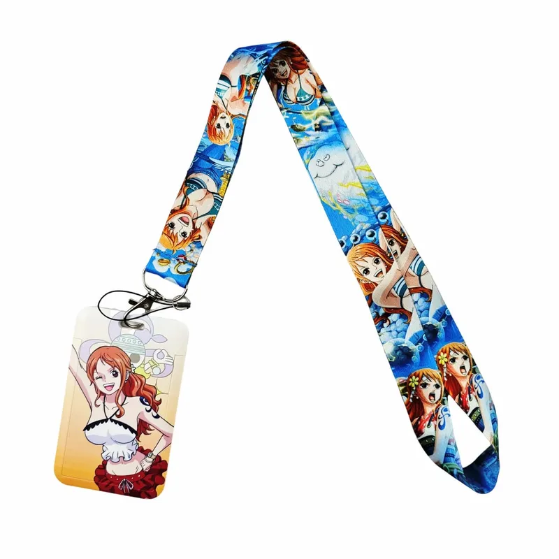 Anime Cartoon Credential Holder Keychains Neck Lanyard For Pass Card Anime Credit Card Holder Keychain Straps Wholesale — image 3