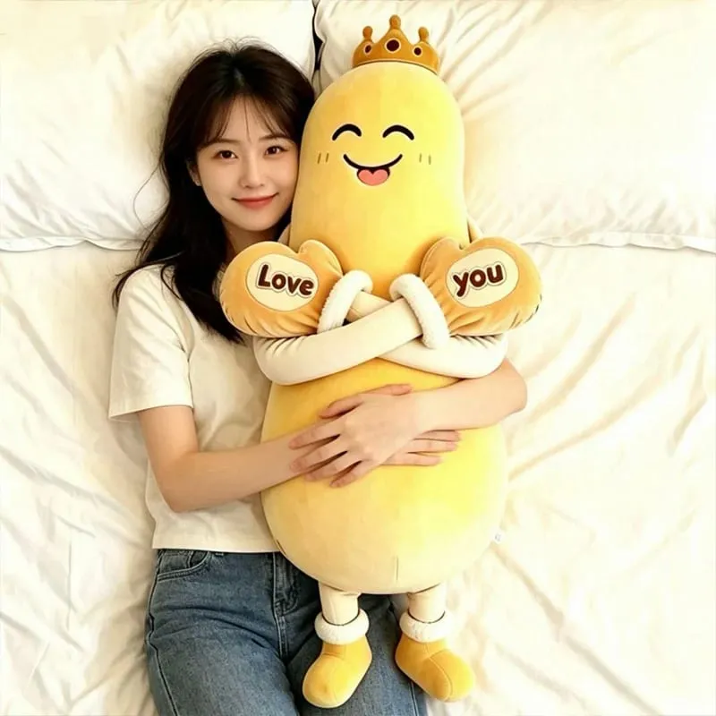 80 ซม.มะม่วงมะเขือยาวตุ๊กตาหมอนยาวน่ารัก Healing Sleep Hug หมอนตุ๊กตาสำหรับสาว Birtthday ของขวัญ