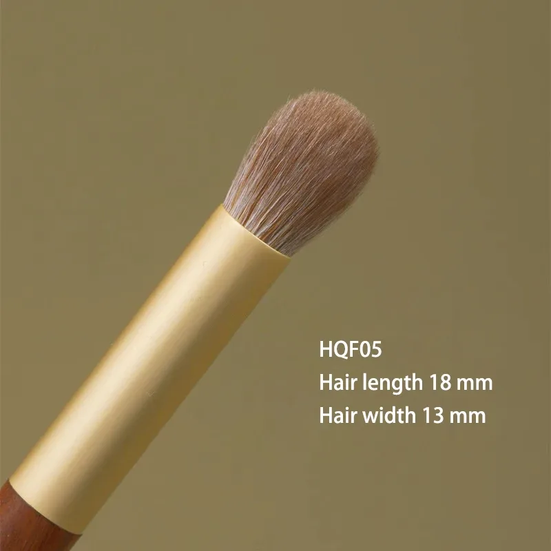 Weasel – pinceau de maquillage professionnel en poils de chèvre, pour fond de teint liquide, Blush, fabriqué à la main, manche court en bois de rose, 1 pièce — image 18