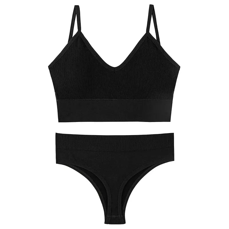 ไร้สายบางผู้หญิง Push Up Bra ชุด PLUS ขนาดกีฬา Halter Vest ภาษาฝรั่งเศสคำสามเหลี่ยมถ้วย Bras สำหรับชุดชั้นในสตรี — image 4