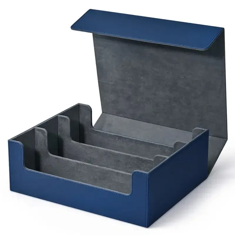 Boîte de rangement pour cartes à collectionner, peut contenir plus de 1800 jeux simples, fermeture magnétique, boîte à cartes en cuir PU, convient aux cartes TCG Yugioh — image 2